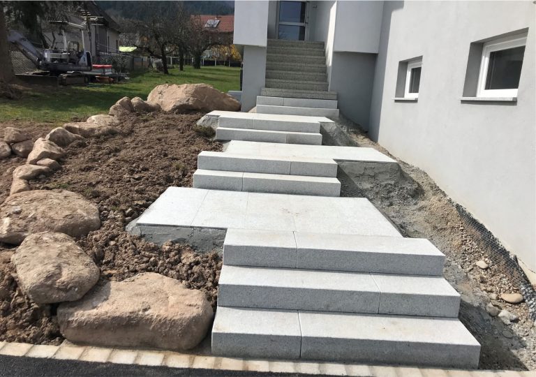 Réalisation TPV - escalier - Travaux Publics